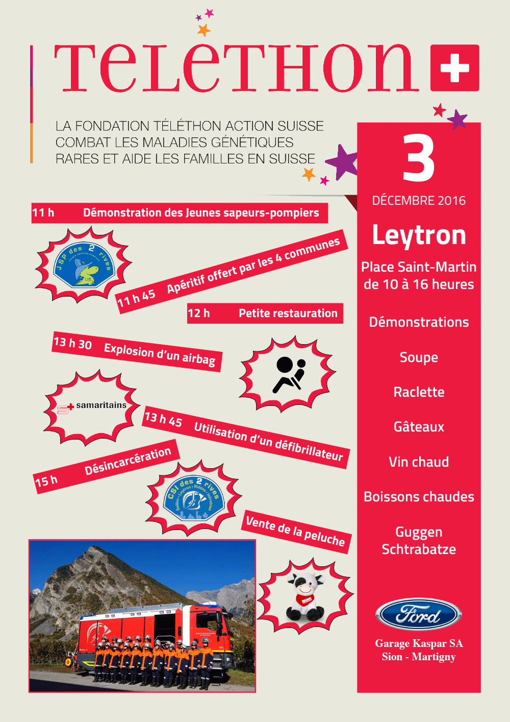 3 décembre 2016 - Téléthon