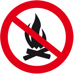 Interdiction de faire du feu